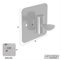 Modern Horizontal Junior Receiver Nail-On Plate - Black Zinc