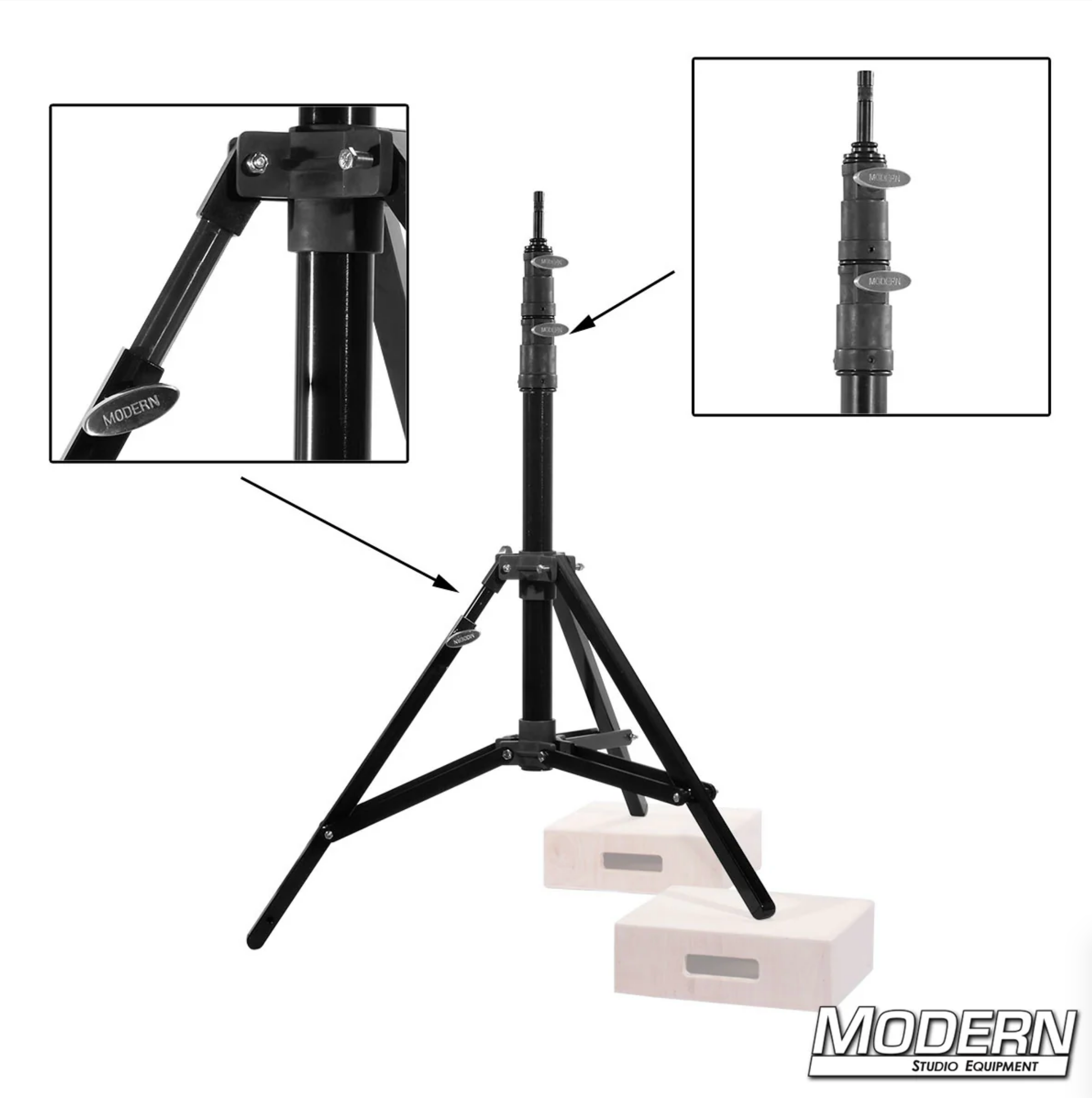 Modern Steadicam Stand (Double Riser) W/Rocky Mountain Leg