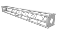 10-inch XLITE Square Truss for film grip and rigging, made with 1-1/2-inch diameter chords and 7/16-inch solid rod diagonals.