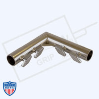 American 1-1/2" corner for film grip rigging, durable metal construction