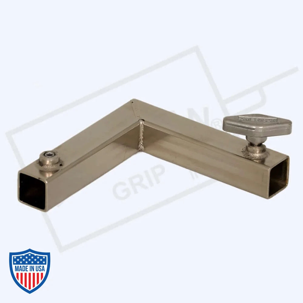 American 1" square tube corner for film grip and rigging
