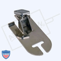 American 1" Square Tube Removable Slider with Ear for film grip and rigging