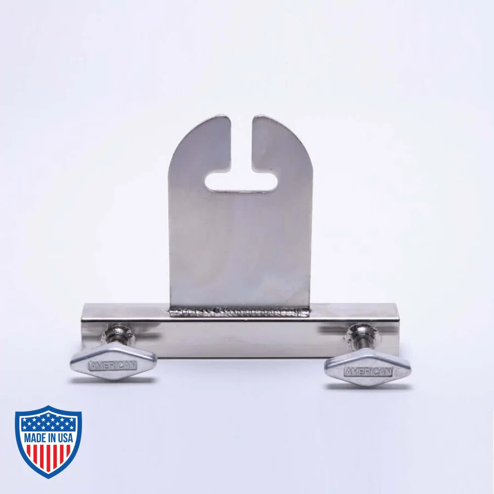 American 1" Square Tube Slider with Ear for film grip and rigging