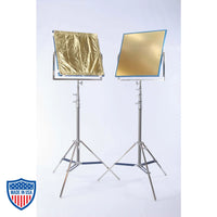American 24" x 24" x 3/4" Reflector with Yoke for film grip and rigging setup