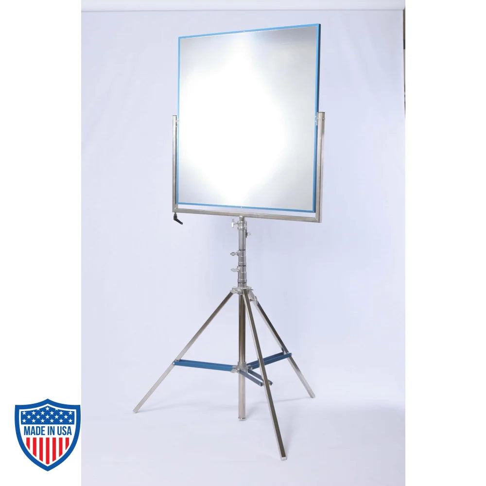 American 24" Reflector with Yoke for film grip and rigging on tripod stand
