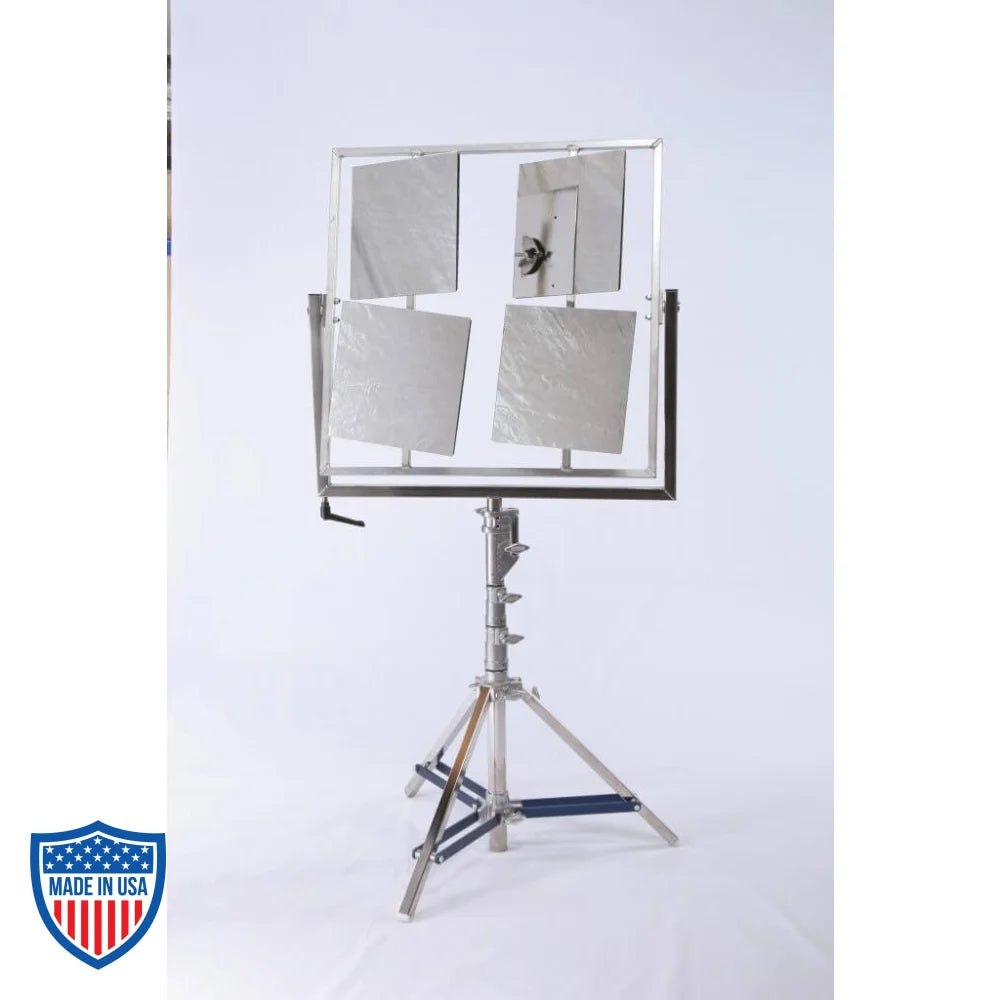 American 30" x 30" Xenon Mirror Assembly for film rigging and grip, with holders but without mirrors