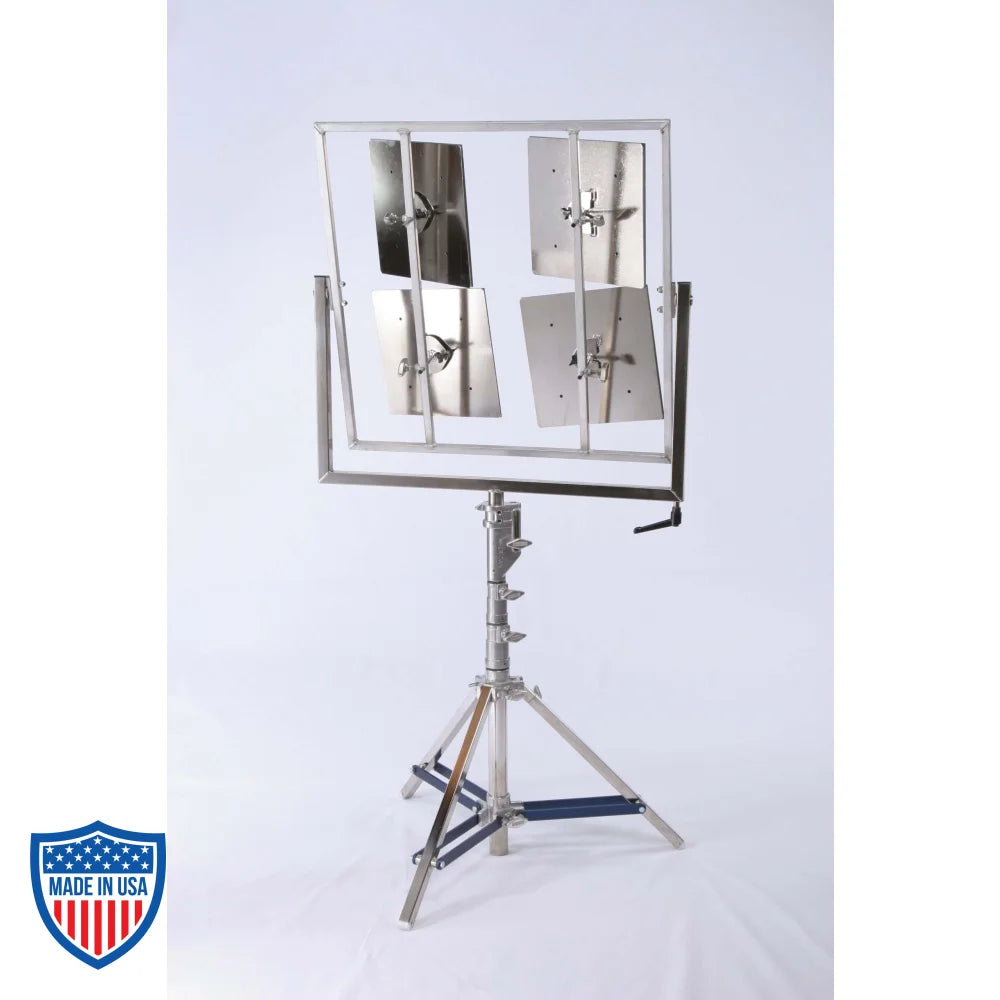 American 30" x 30" Xenon 4 Mirror Assembly with Holders for film grip and rigging (Mirrors Not Included)