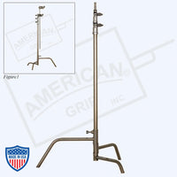 American 40" Century Stand (C-Stand) 2-Rise Non-Spring Load with Full Base for film grip rigging solutions