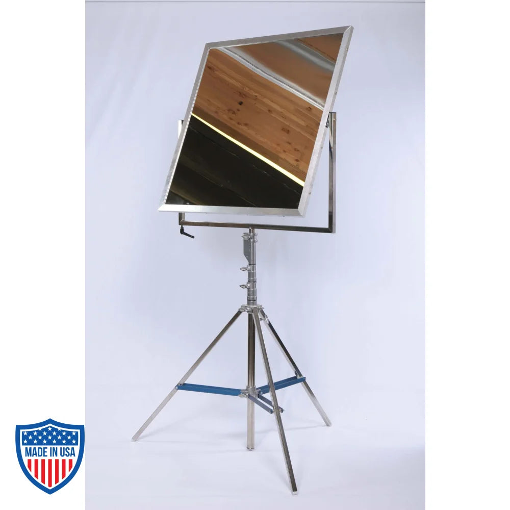 American 42" Reflector with Yoke for Film Grip and Rigging on Tripod Stand