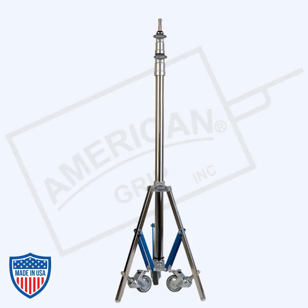 American Baby Roller 2-Rise Leg with Steel Risers for Film Grip and Rigging, Footprint 40", Max Height 9'8", Weight 16 lbs