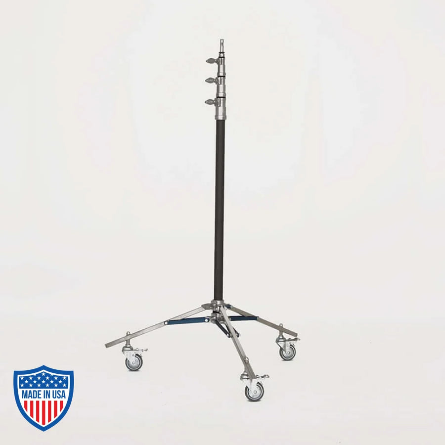 American Baby Roller 3-Rise 3/4" x 20" Leg Film Grip Rigging Equipment on Wheels