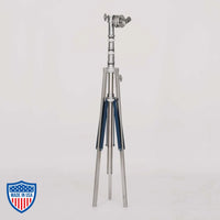 American heavy duty combo stand with 2-rise R/M leg and 4" grip head, ideal for film grip and rigging, 1" x 42" size.