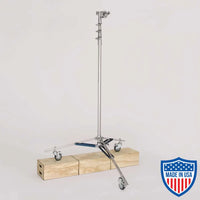 American High - High Roller 3-Rise Jr.Grip Head R/M Leg film grip and rigging equipment, extending tripod stand on wheels.