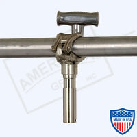 American Scaffold Clamp with 1-1/8-inch Pin for film grip rigging usage