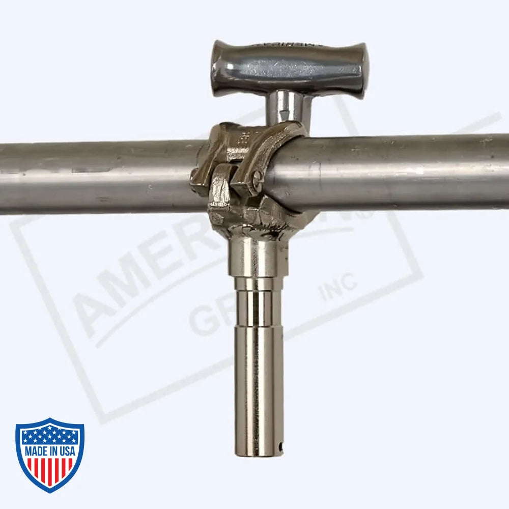 American Scaffold Clamp with 1-1/8" Pin for film grip rigging usage