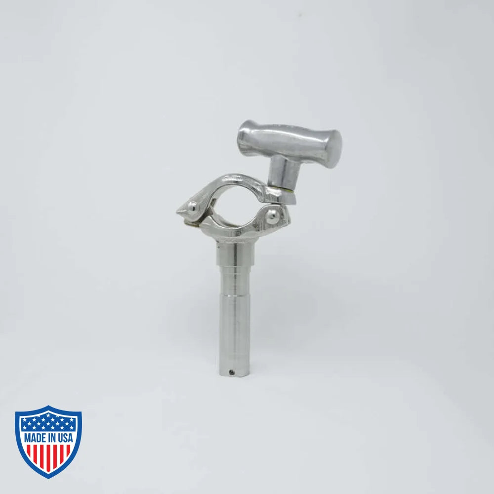 American Scaffold Clamp with 1-1/8" Pin (Big Ben) for film grip rigging.