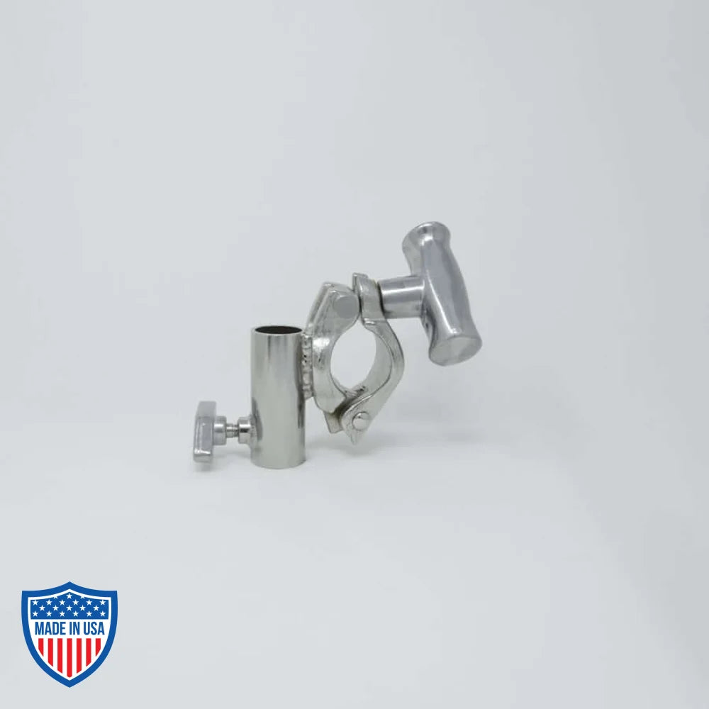 American Scaffold Clamp with 1-1/8" Side Mount Socket for film grip and rigging applications