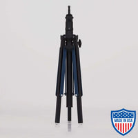 Black American Steadicam Stand with 44-inch Diameter Footprint and 14-inch Straps for Film Grip and Rigging