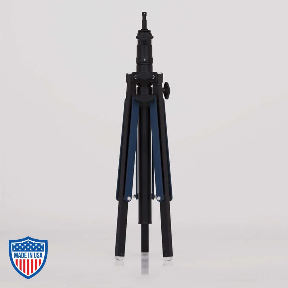Black American Steadicam Stand with 44" Diameter Footprint and 14" Straps for Film Grip and Rigging