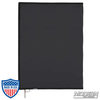 Black Artificial 1/4 Stop Silk Scrim on 304 Military-Grade Stainless Frame for Film Grip and Rigging.