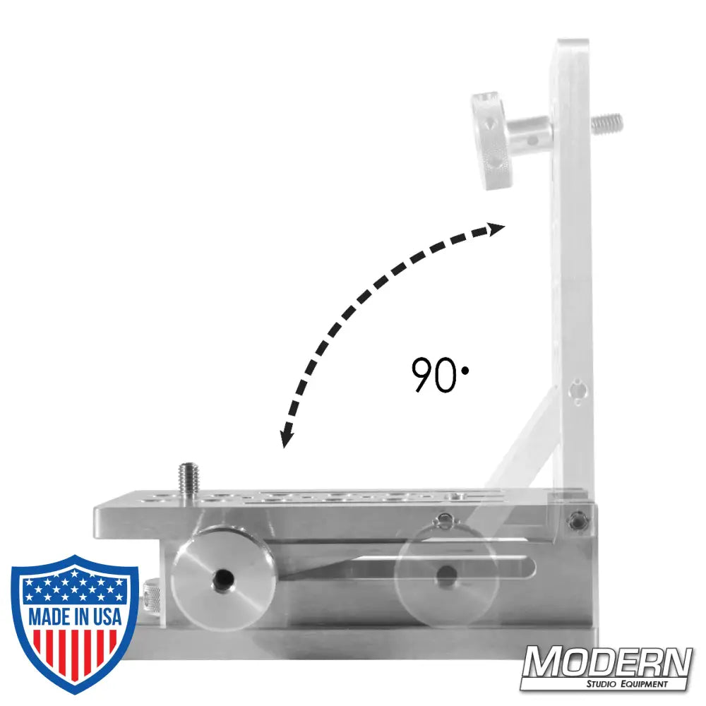 Adjustable aluminum camera wedge plate for film rigging and grip setups