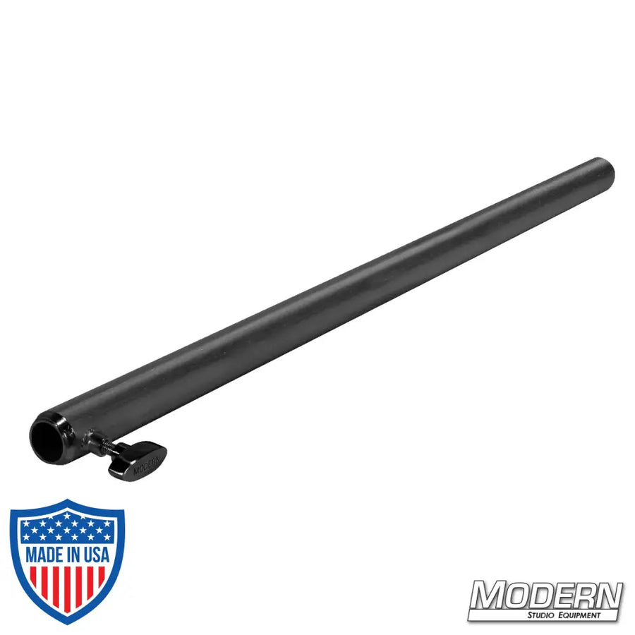 Black Zinc Candlestick Junior Receiver - 40" steel pipe for film grip and rigging