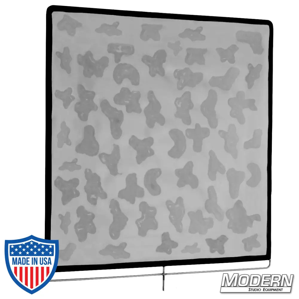 Celo Cucoloris screen glass with cucoloris pattern designed for film grip and rigging, creating shadow patterns on backgrounds or subjects.