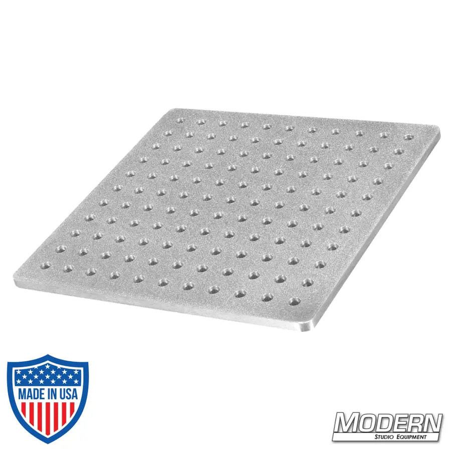 12x12x3/8-inch Aluminum Cheese Plate for film grip and rigging systems