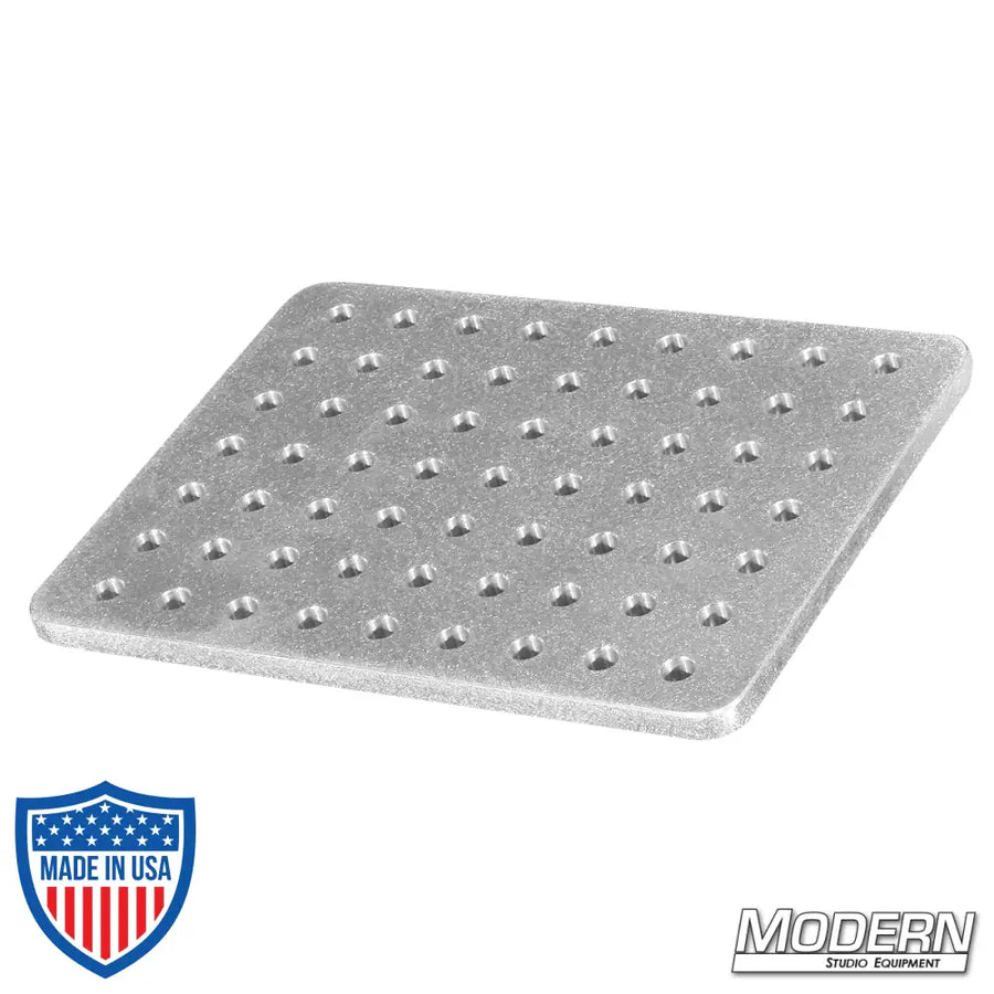 Aluminum Cheese Plate 7-1/2"x10"x3/8" for film grip and rigging