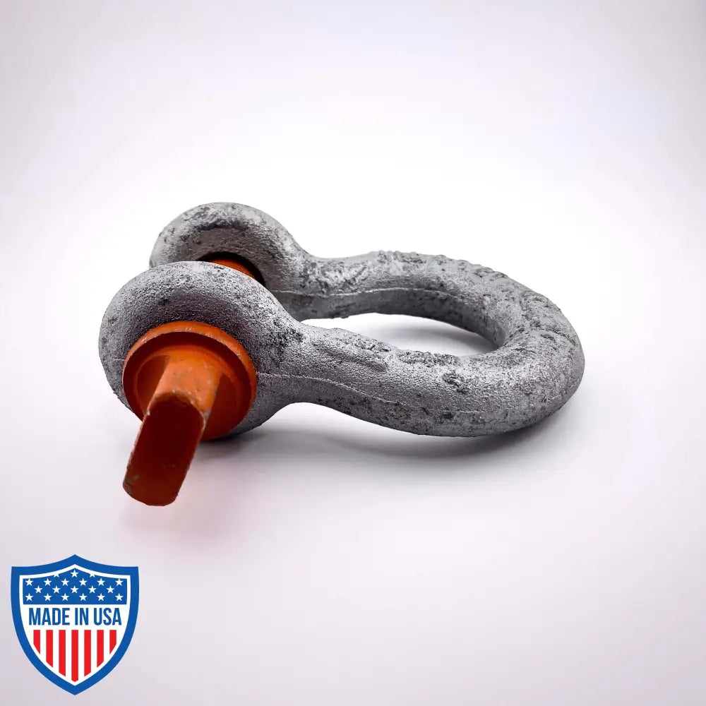 CM Screw Pin Shackle for rigging and film grip, used for connecting and securing deck chains, motors, and gac flex.