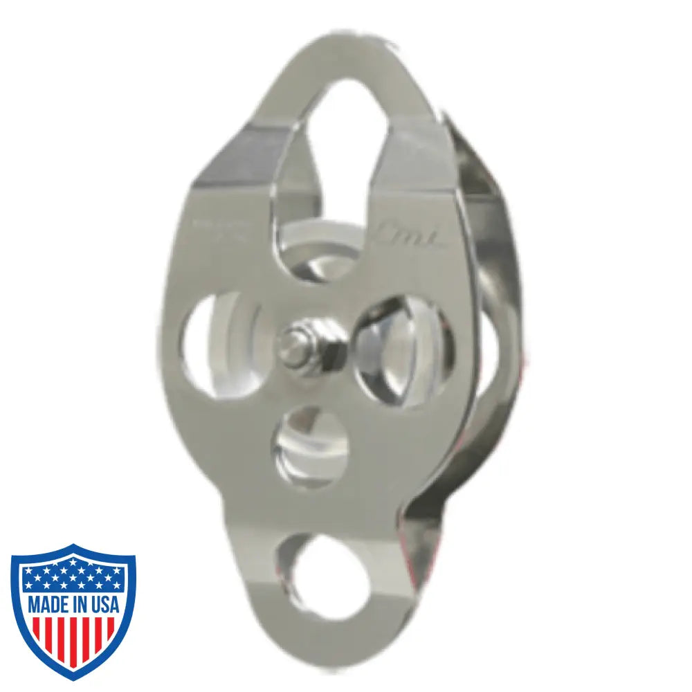 CMI 2-3/8-inch Split Stainless Side SheaAluminumve Bearing Pulley with Becket RP112