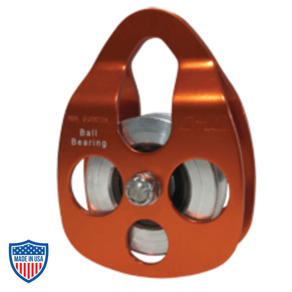 CMI 2-3/8" Split Aluminum Sheave Ball Bearing Pulley RP103BB