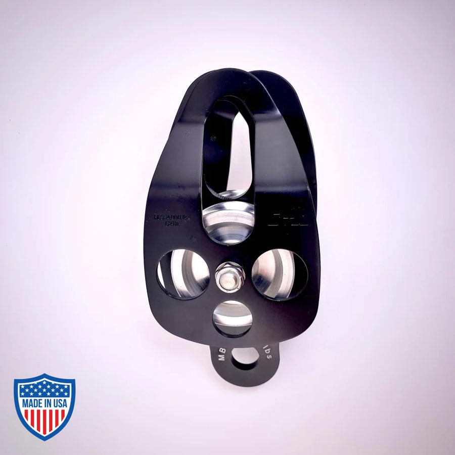 CMI 2-3/8" Split Double Aluminum Sheave Pulley RP102D