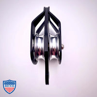 CMI 2-3/8" Split Double Aluminum Sheave Pulley RP102D