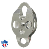 CMI 2-3/8" Split Stainless Side SheaAluminumve Bearing Pulley with Becket RP112