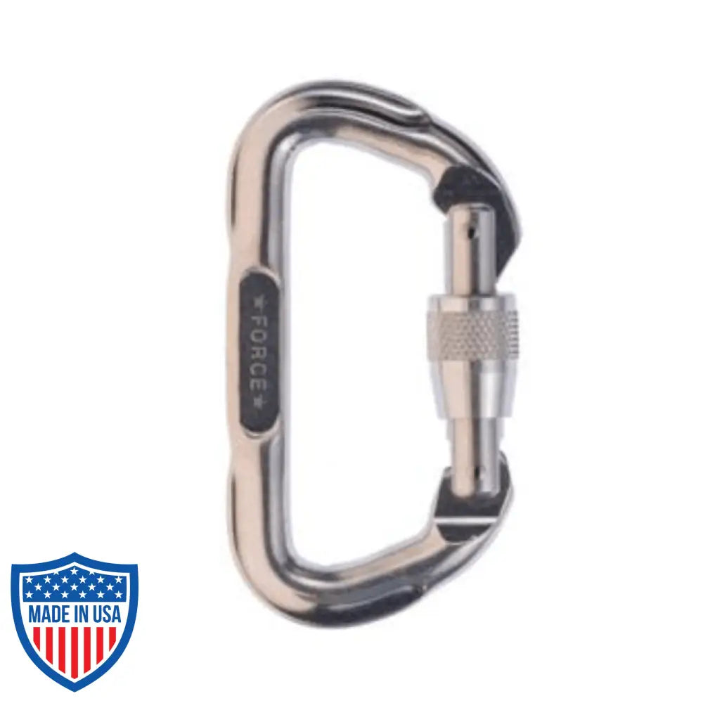 CMI Aluminum -inchD-inch Locking Gate Carabiner