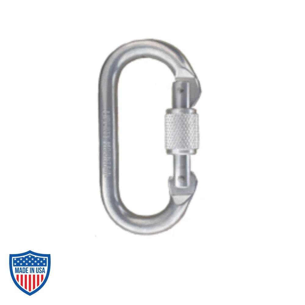 CMI Aluminum Oval Screw Gate Carabiner