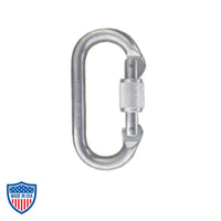 CMI Aluminum Oval Screw Gate Carabiner