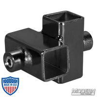 Cross For 3/4-Inch Square Tube - Black Zinc