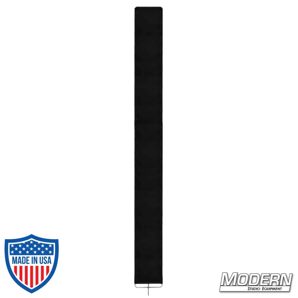 Stainless steel film grip with 16 oz. Commando cloth cover for rigging, non-floppy cutter from Modern Studio Equipment.