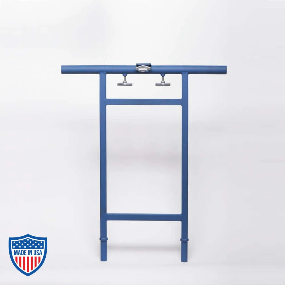 Blue Doorway Dolly Push Bar for film grip rigging