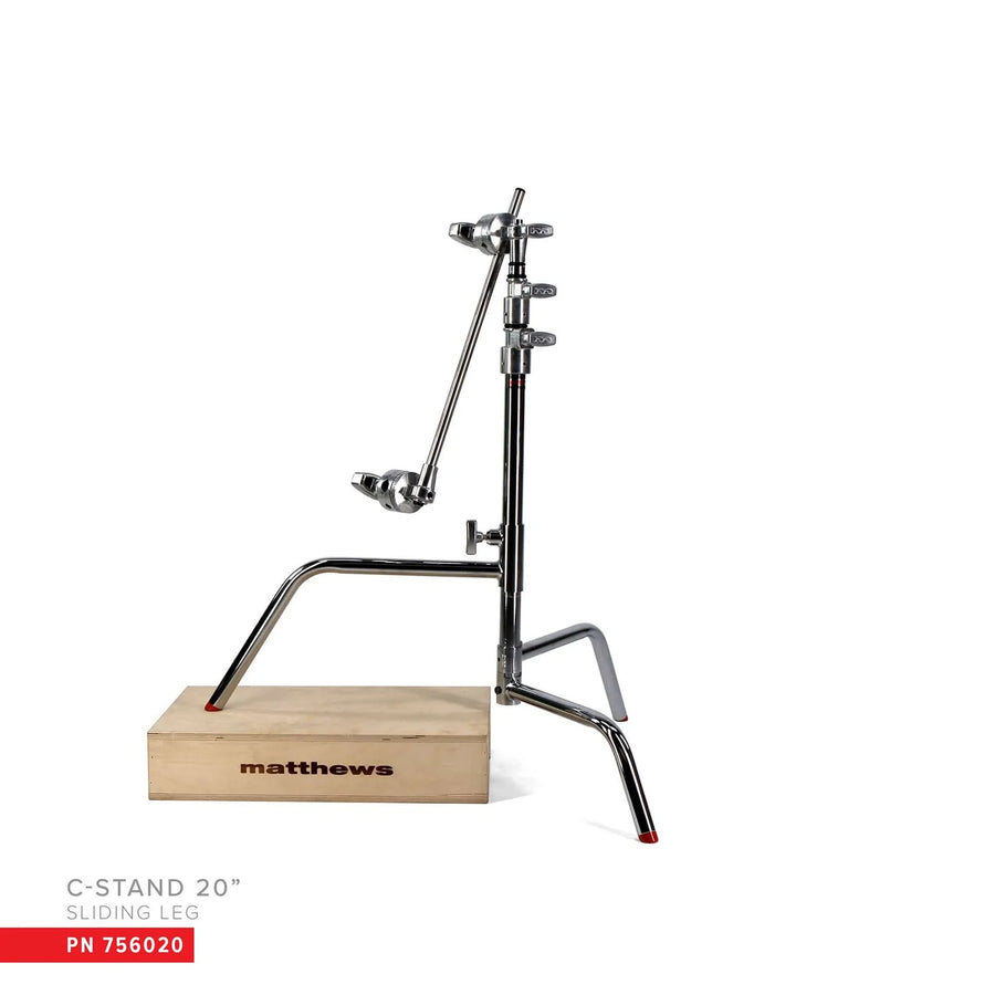 Matthews 20" C-Stand with Sliding Leg Base, Grip Head & Arm