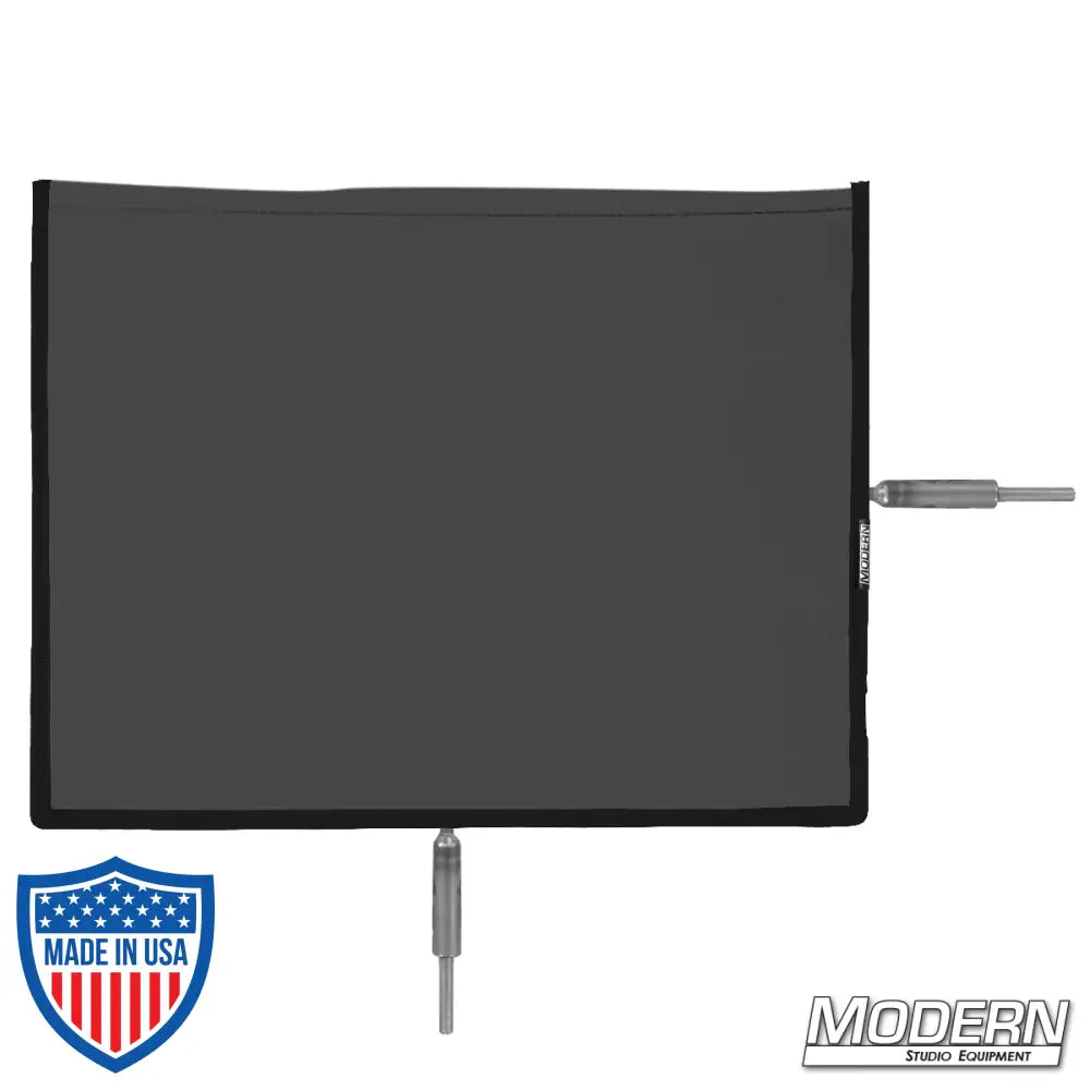 Flex Scrim 10"x12" for film grip rigging with 304 military-grade stainless open-end frame for precise light control on set