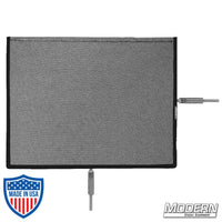 Flex Scrim 10" x 12" with open-end frame for film grip and rigging, designed to manipulate light on set or subjects