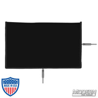 Flex Scrim 12" x 20" with military-grade stainless open-end frames for film grip rigging.