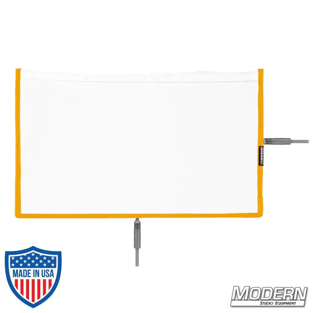 Flex Scrim - 12" x 20" with 304 military-grade stainless open-end frames for film grip and rigging.