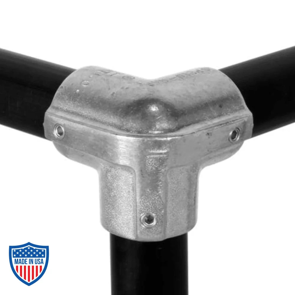 Hollaender® 1-1/4" 3 Way Corner Speed-Rail® Fitting #9-7