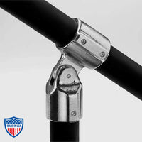 Hollaender® 1-1/4" Adjustable Elbow Adjustable Tee 2 Grub Speed-Rail® Fitting #17-7