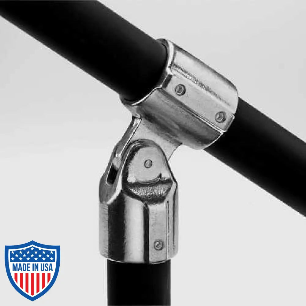 Hollaender® 1-1/4-inch Adjustable Elbow Adjustable Tee 2 Grub Speed-Rail® Fitting #17-7