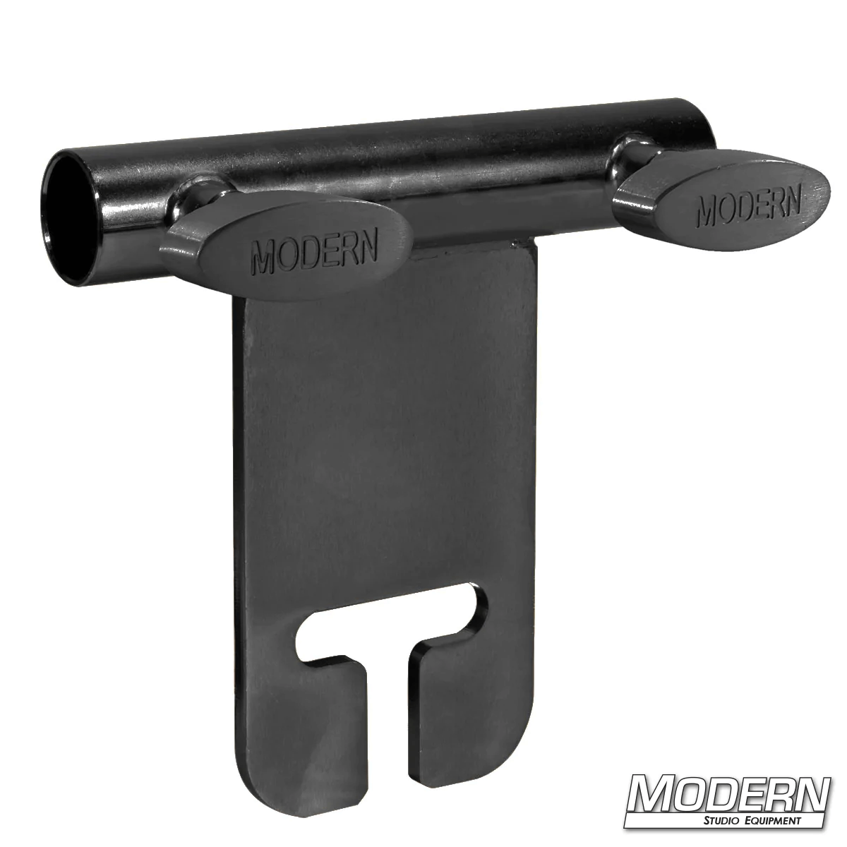 Pipe Frame Ear Adapter for 3/4" Round - Black Zinc with T-Handles for film grip rigging